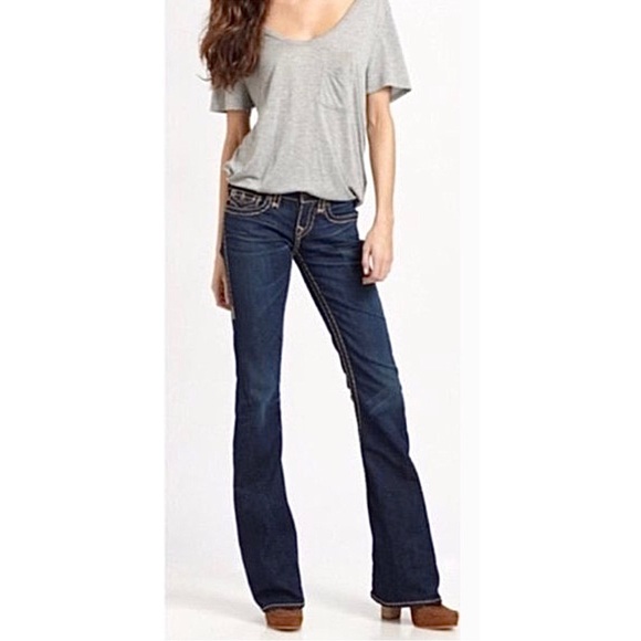 TRUE RELIGION Joey Flare Jeans Dark Wash - Picture 1 of 8